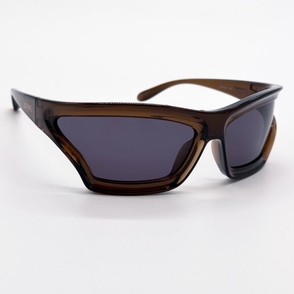 NEW LOEWE LW40143U 47A BROWN GREY UNISEX SUNGLASSES LOEWE - Picture 1 of 14